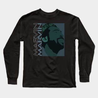 marvin halfone Long Sleeve T-Shirt